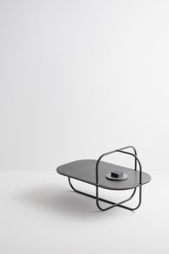 Lithea/Etna Coffee Table by Martinelli Venezia Studio Natural Stone Black