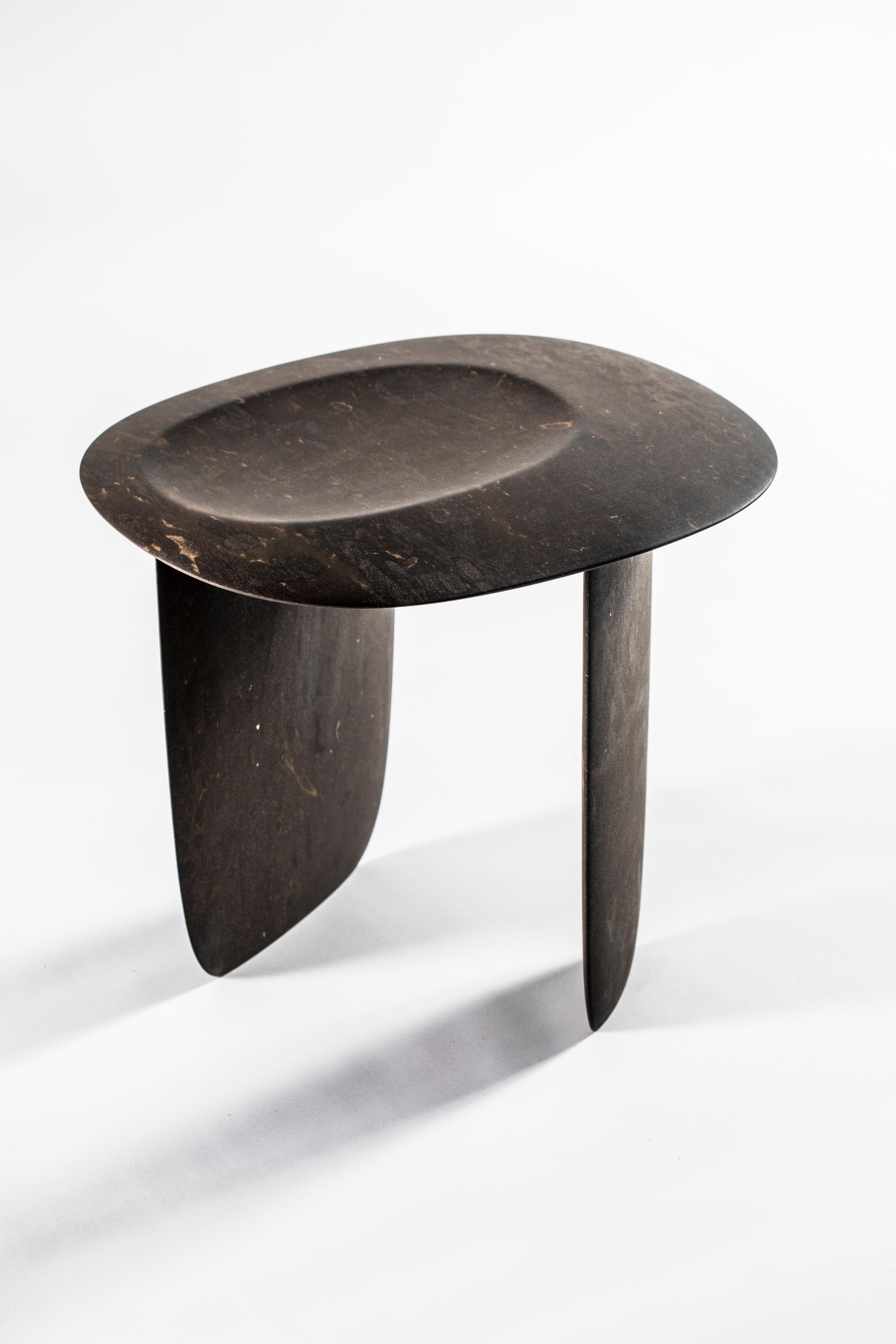 Table basse Lithea / Sesi C de Martinelli Venezia en marbre, pierre, blanc et noir en vente 4
