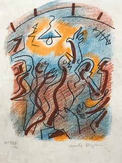 Lithograph #4 by Andre Daffon