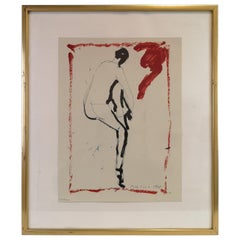 Lithograph after a Drawing by Marino Marini