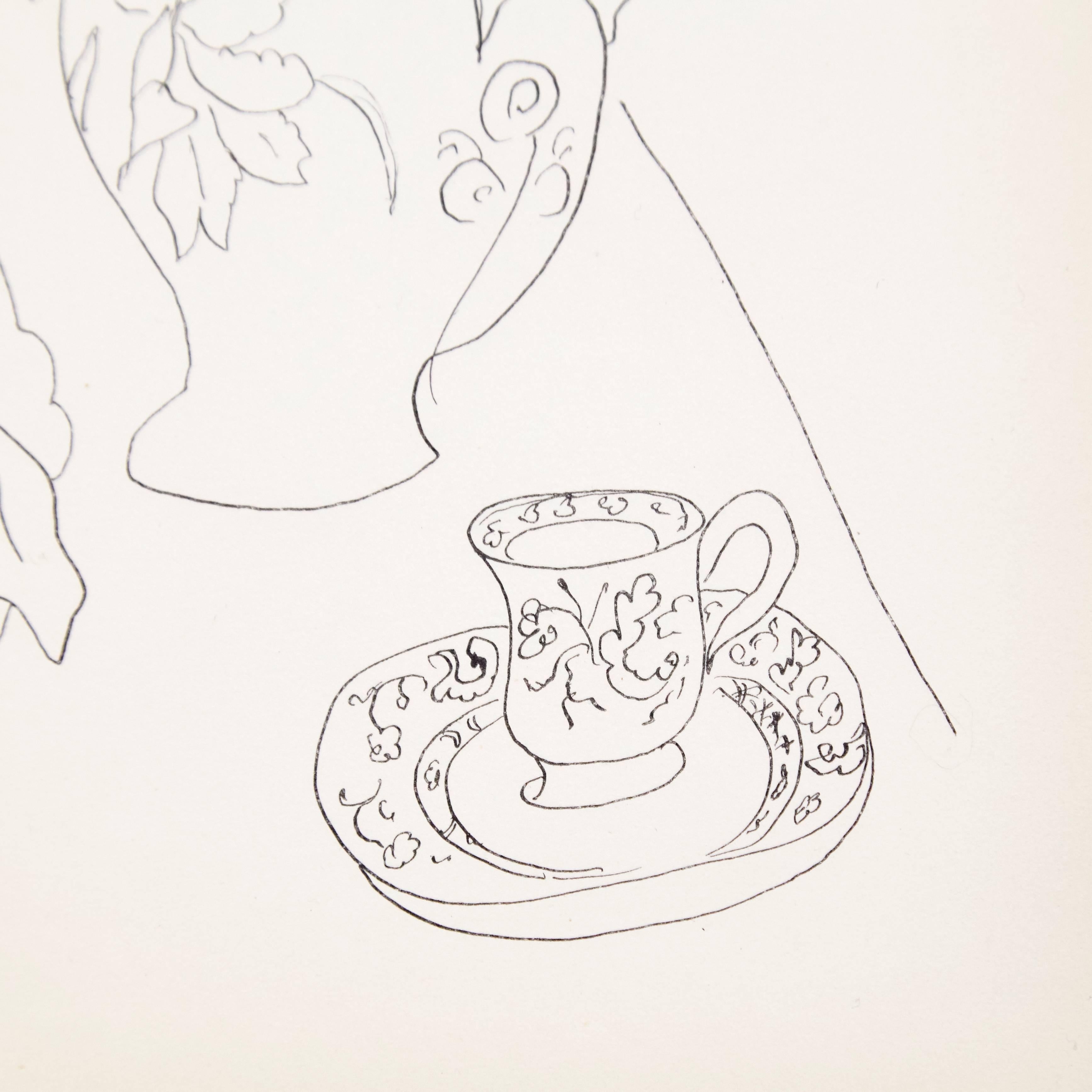Lithograph After Original Matisse Drawing In Good Condition In Barcelona, Barcelona