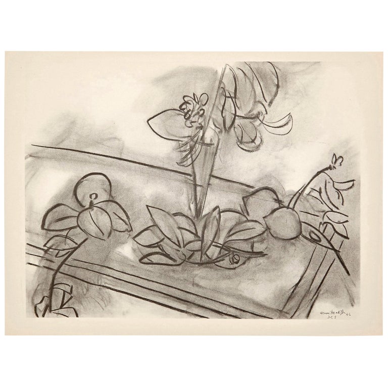 Lithograph after Original Matisse Drawing