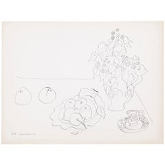 Lithograph After Original Matisse Drawing
