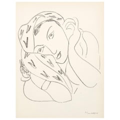 Lithograph After Original Matisse Drawing