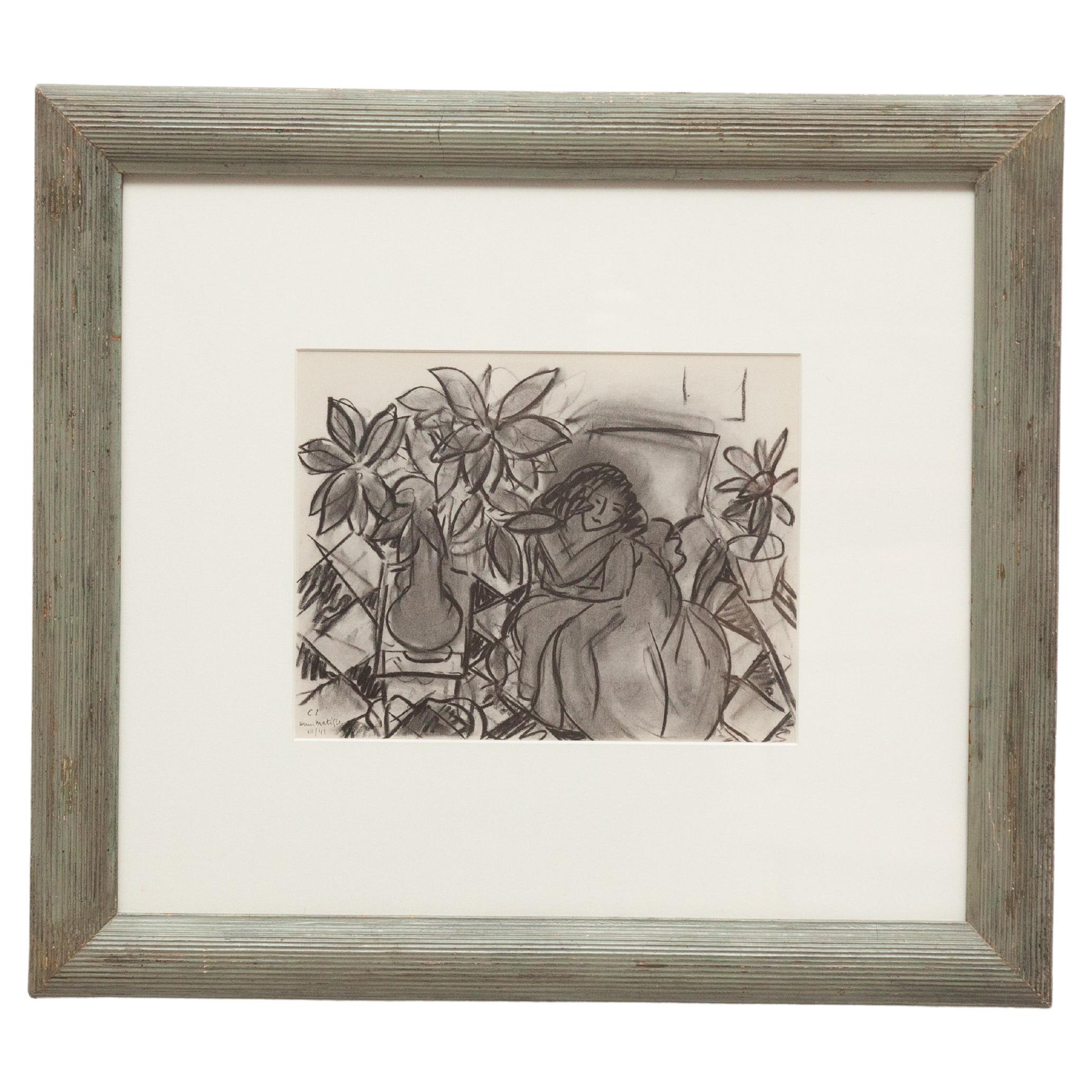 Lithograph by Henri Matisse Drawing
