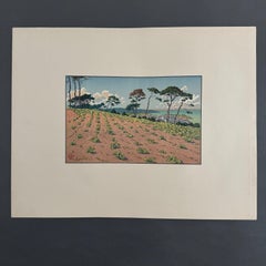 Lithograph by Henri Rivière – *Le Beau Pays de Bretagne – Douarnenez vu du Ris