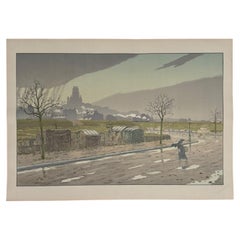 Lithographie de Henri Rivière - Paysages Parisiens