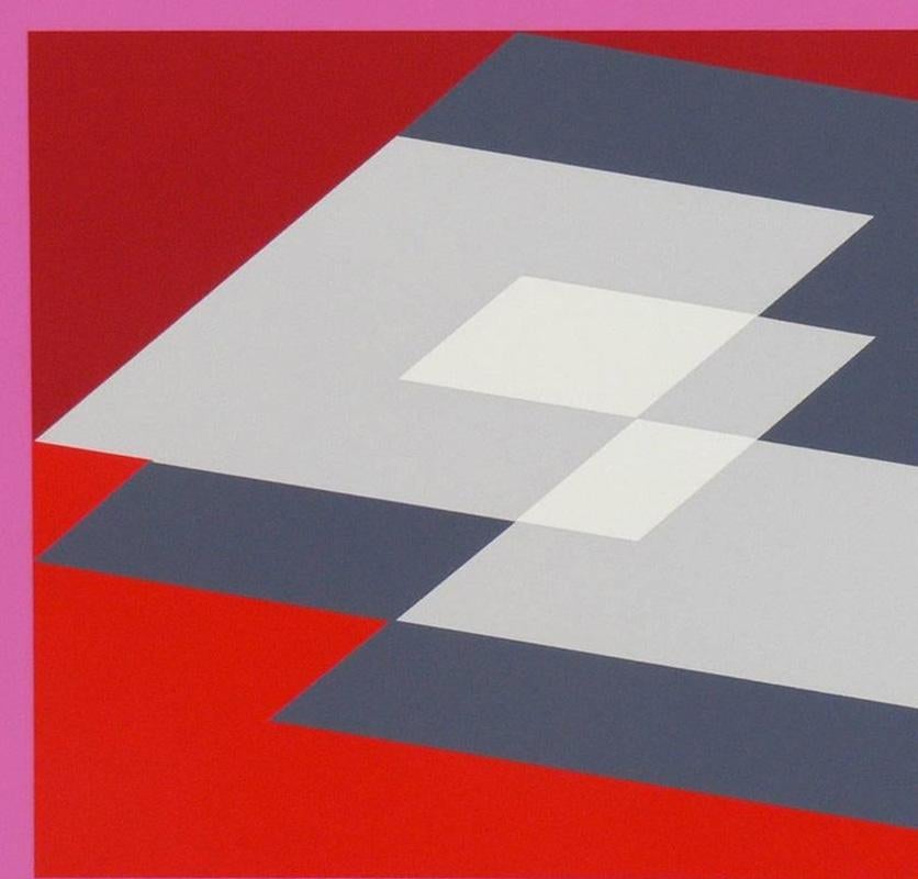 Mid-Century Modern Lithograph by Josef Albers from Formulation and Articulation For Sale
