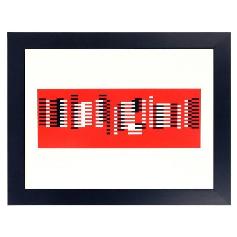 Lithographie von Josef Albers aus Formulierung und Artikulation