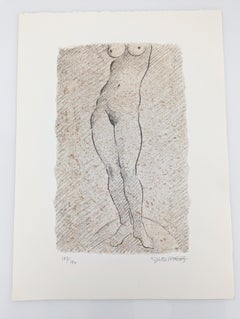 Lithograph by Josep Maria Subirachs Numbered and Signed 1980s