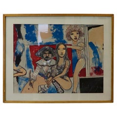Lithograph by Leonel Gongora.