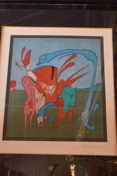 Litografia di Mihail Chemiakin