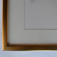 Litografia di Mihail Chemiakin, russo/americano. 1960s