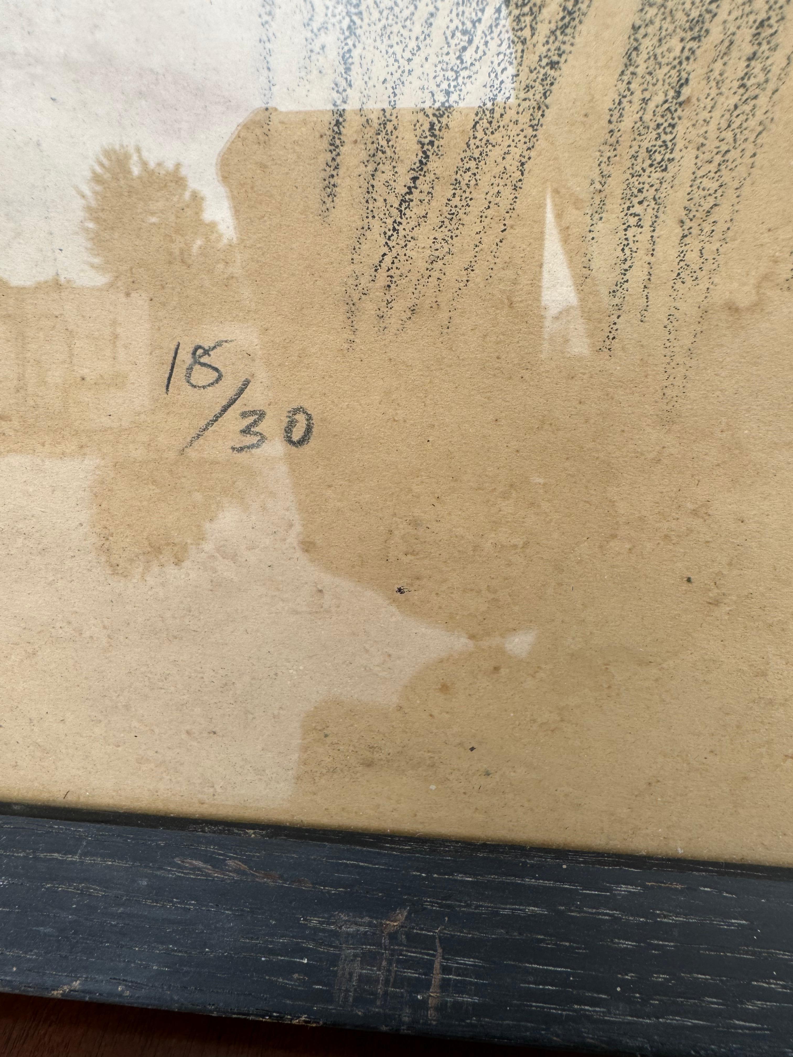 Lithographie von Raul Anguiano 