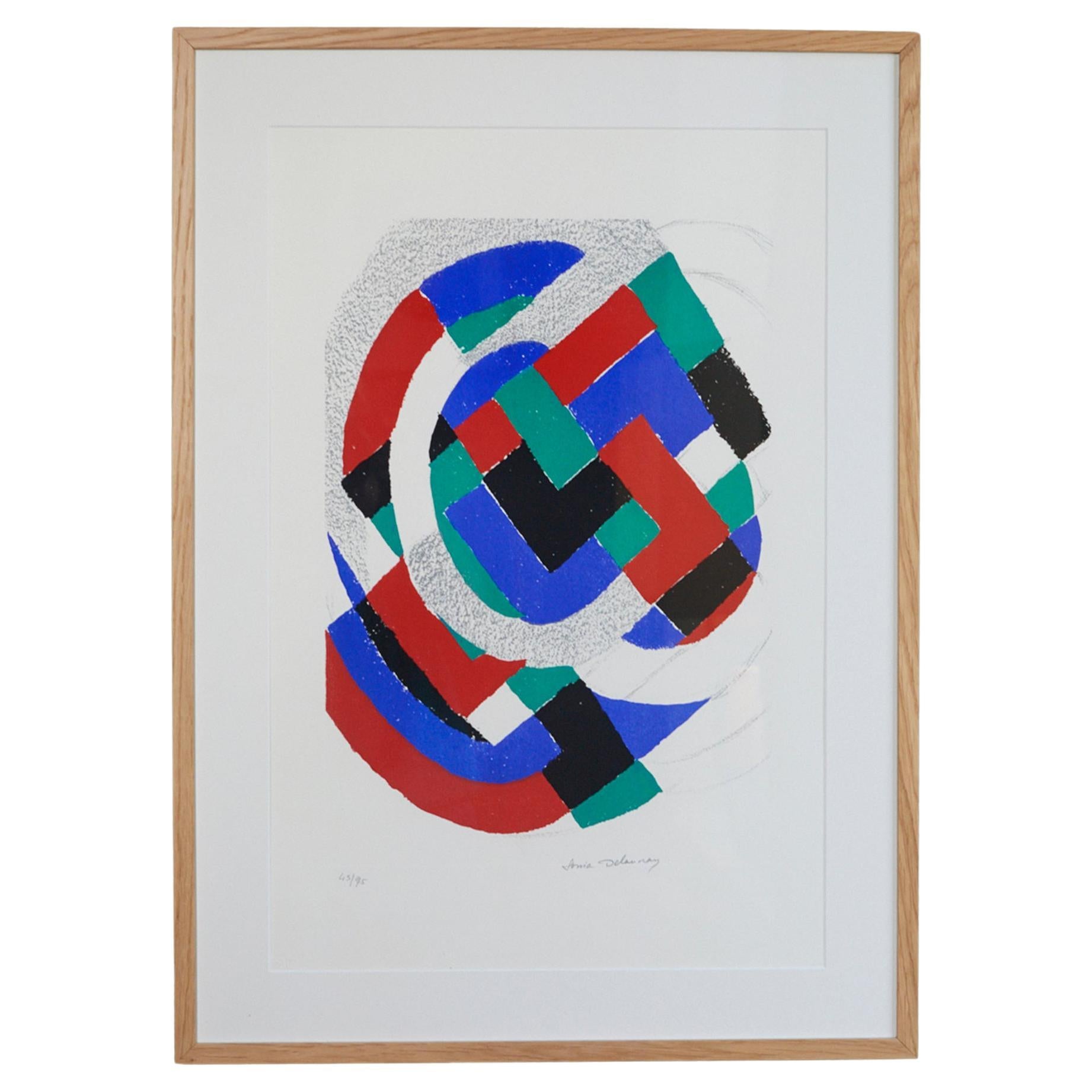 Lithograph by Sonia Delaunay, 'Untitled' For Sale