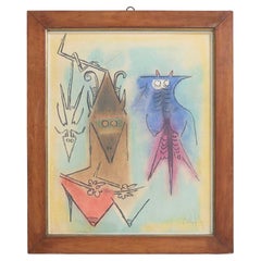 Lithograph by Wilfredo Lam (1902-1982)