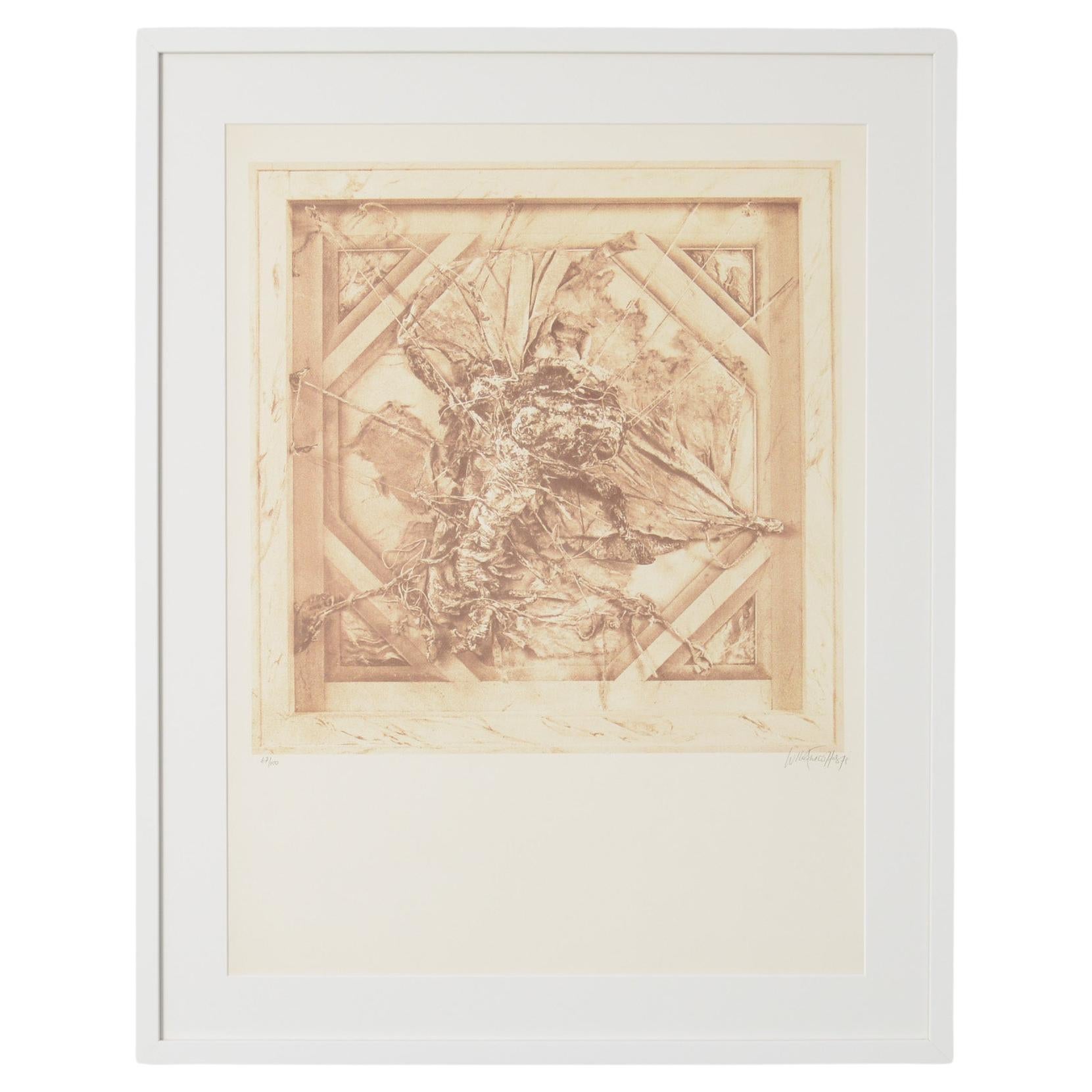 Lithograph by Wilfried Pas