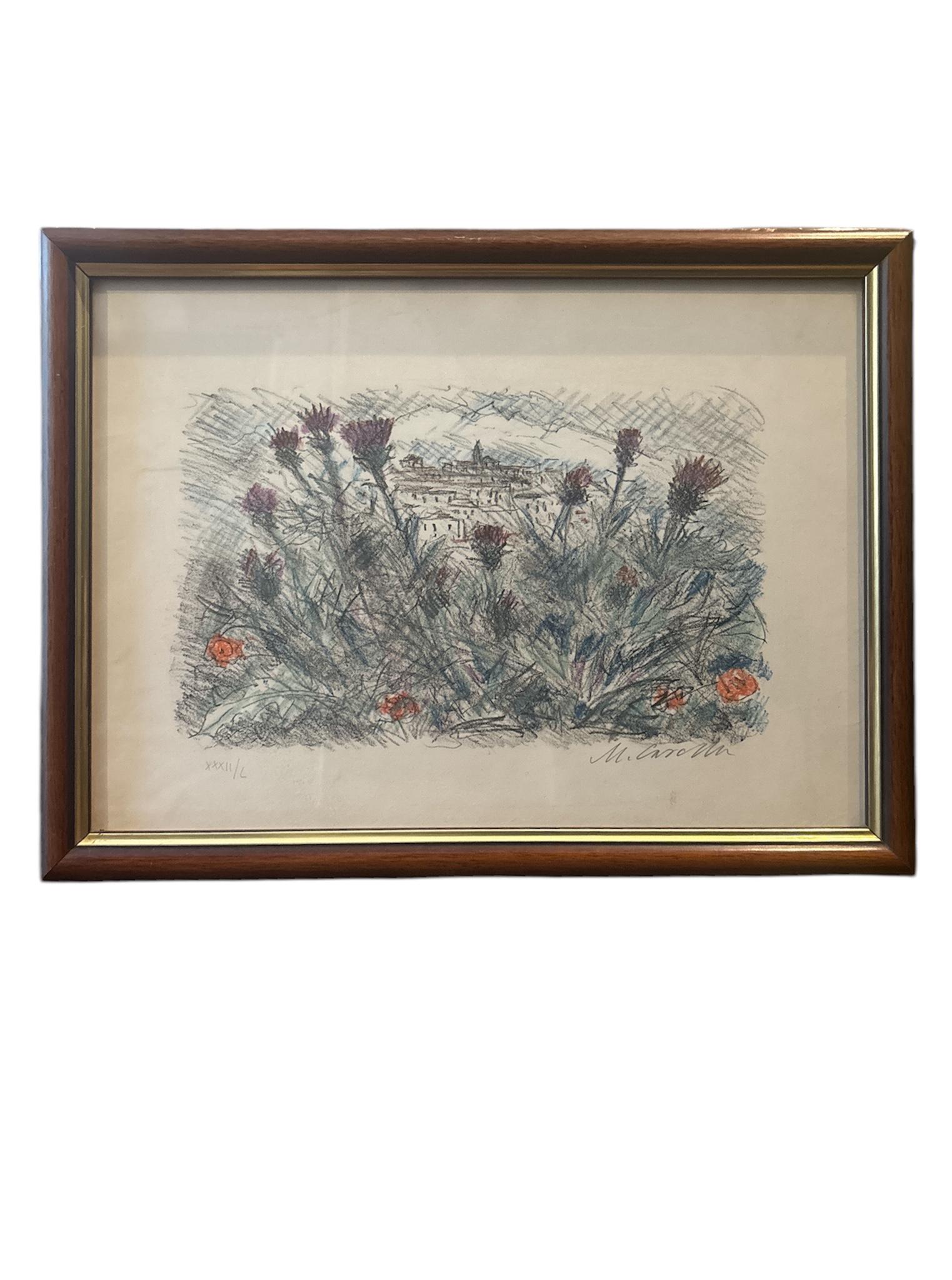 Lithographie intitulée 