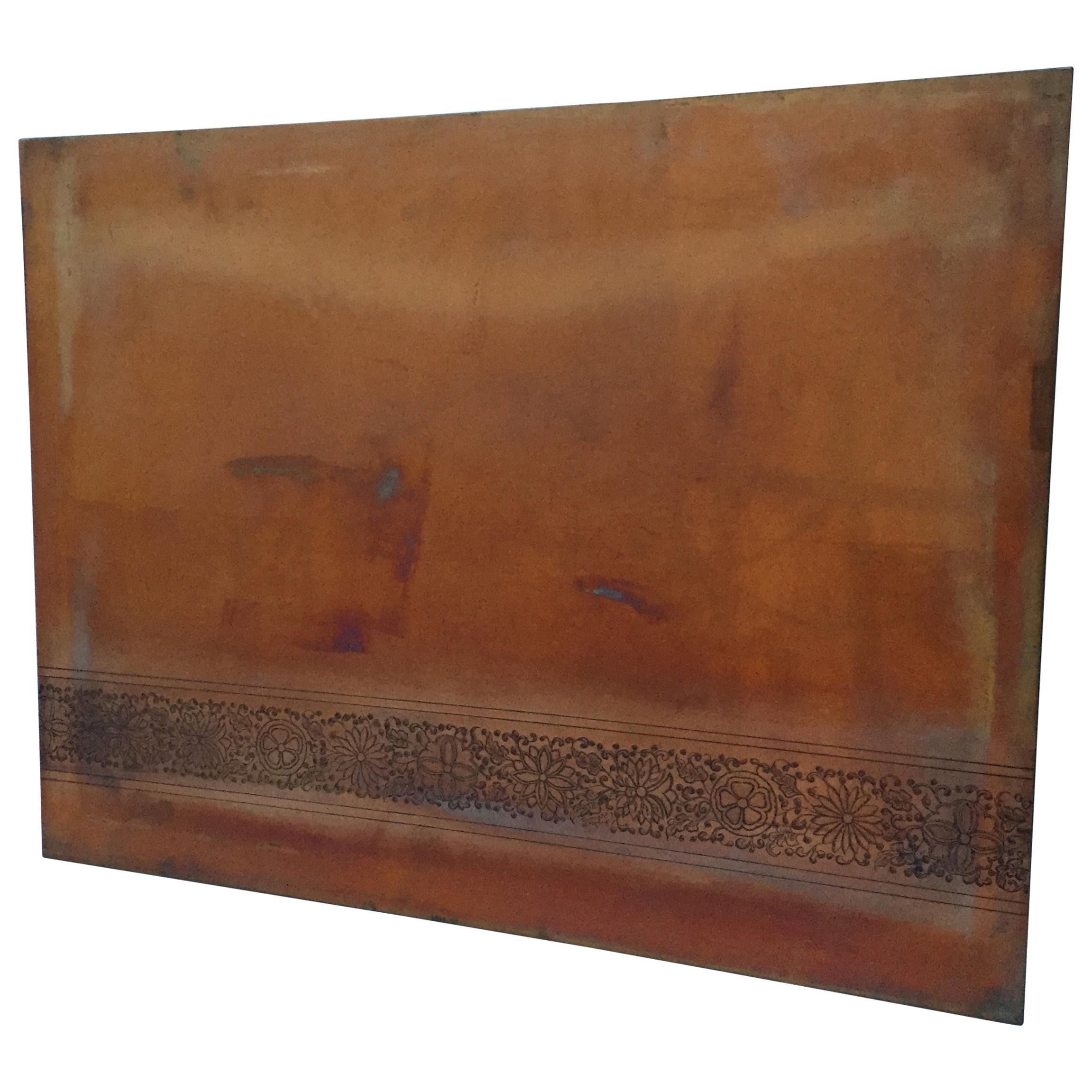 Lithograph Copper Plate For Sale