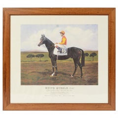 Lithograph Depicting the Horse Winner of the 1993 Italian Derby