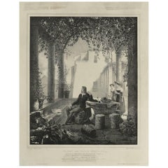 Lithographie de House de Tasso Torquato