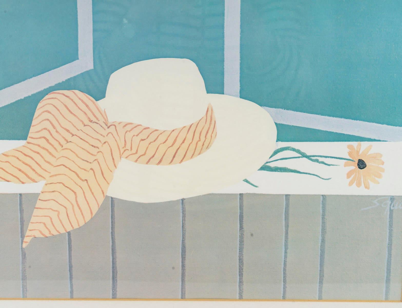 Lithograph Framed Under Glass, 1990. Moderno en venta