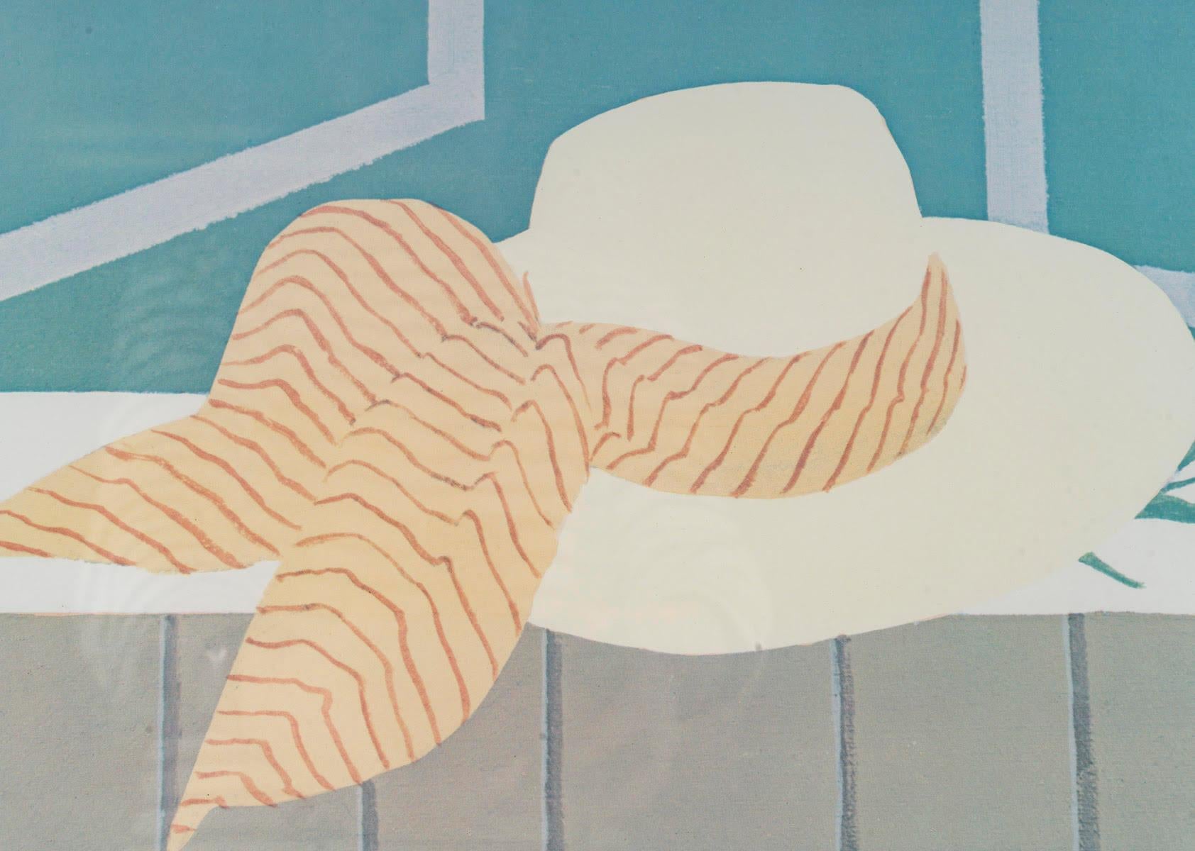 Lithograph Framed Under Glass, 1990. Vidrio en venta