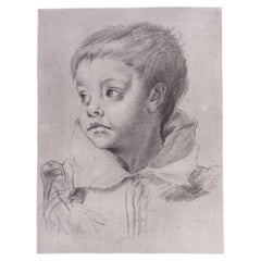 Lithograph from the Louvre, by Annibal Carrache, engraved by Alphonse Leroy.