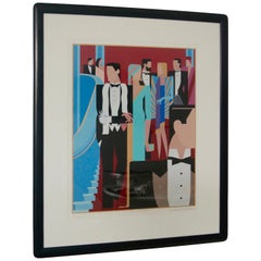 Lithograph "Grand Staircase"