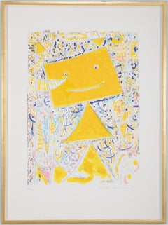 Lithographie in Farben, Komposition 16/125 von Egill Jacobsen