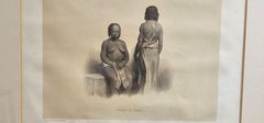 Lithographie Kenianische Damen