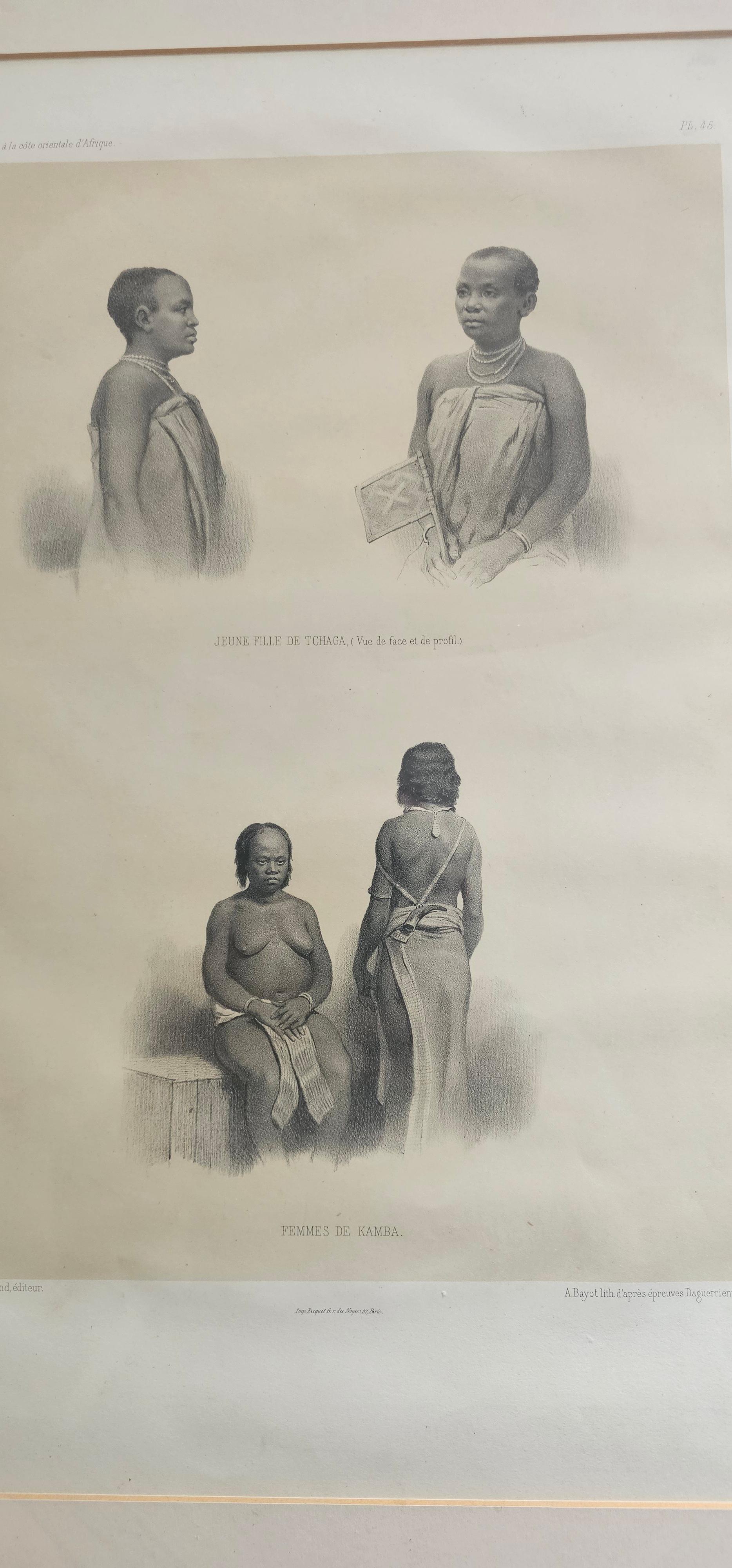 Kényan Lithographie - Dames kenyanes en vente
