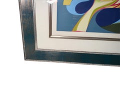 Lithograph Of A Jockey With His Moon By Augusto Marin