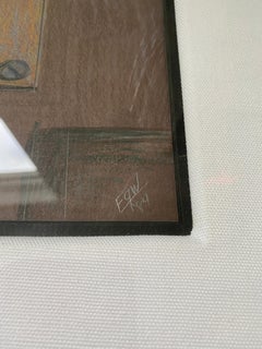 Dessin de poignée de porte ancienne