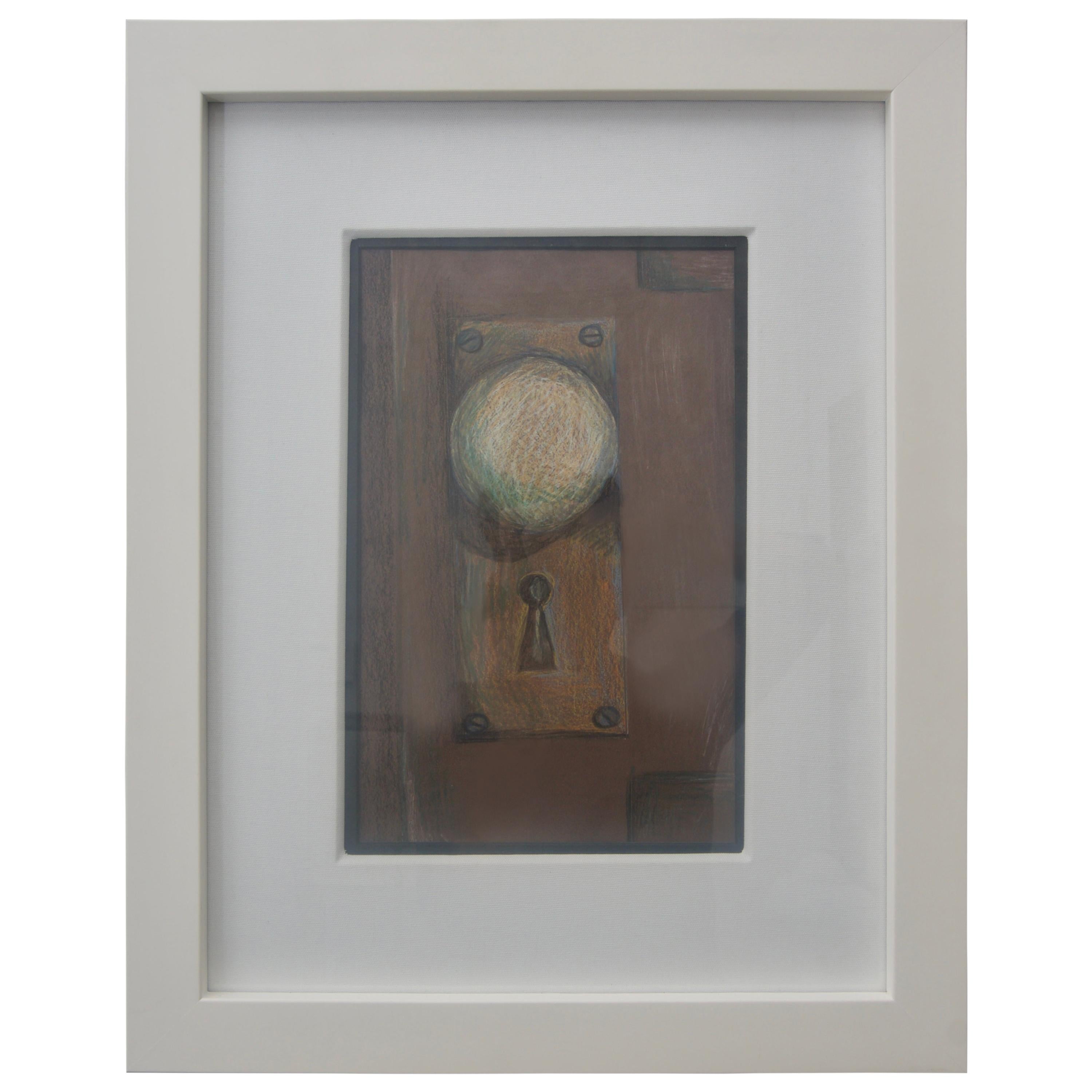 Drawing of Antique Doorknob For Sale