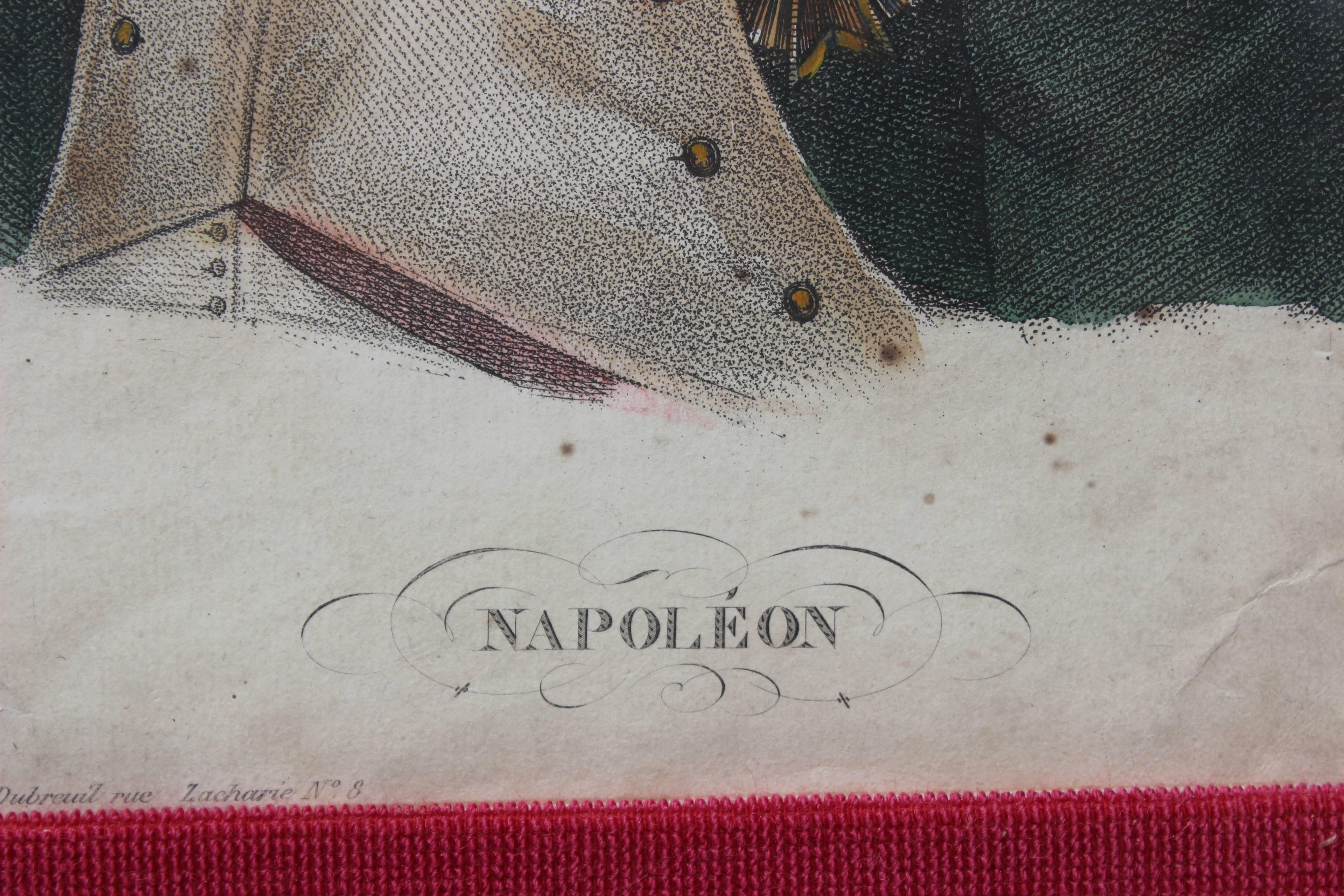 20th Century Lithograph of Napoleon For Sale