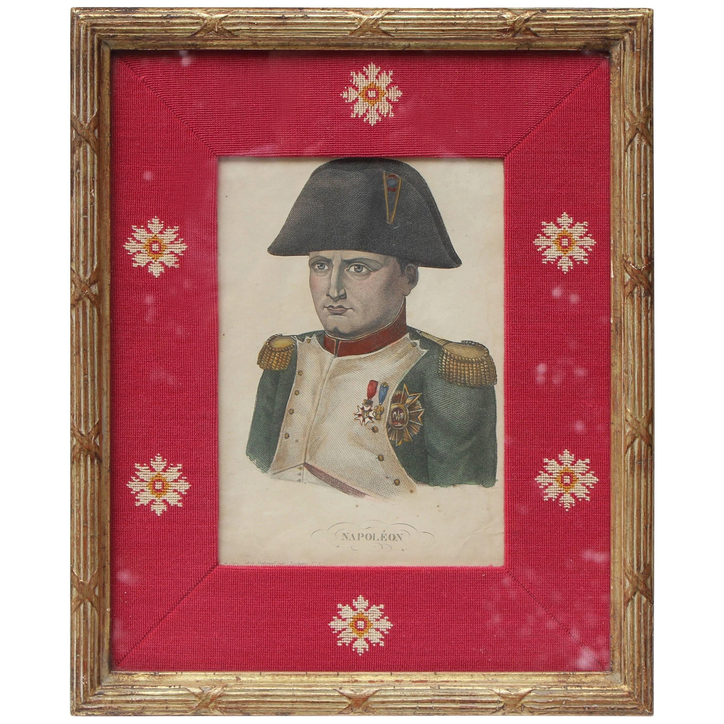 Lithograph of Napoleon