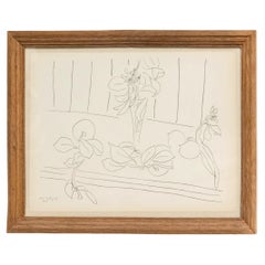 Lithograph Reproduction After Henri Matisse Drawing
