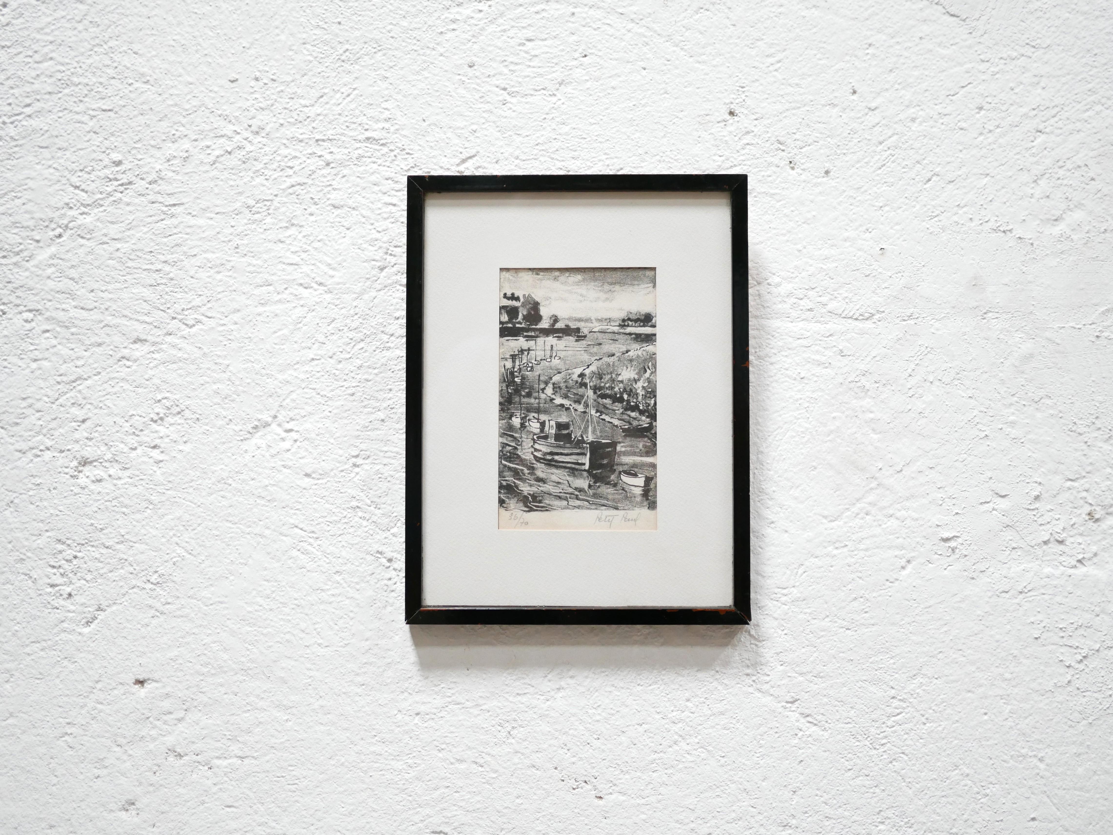 Litografia originale 36/70, opera dell'artista francese Paul Petit risalente agli anni '60.

Pezzo d'artista di buona qualità, molto decorativo.
Sarà perfetto in una decorazione attuale.

Buone condizioni, lievi segni del tempo, soprattutto