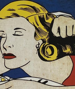 Lithograph  « the Kiss  » Roy Lichtenstein