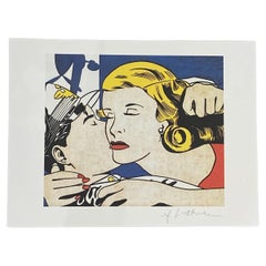 Lithograph « the Kiss » Roy Lichtenstein