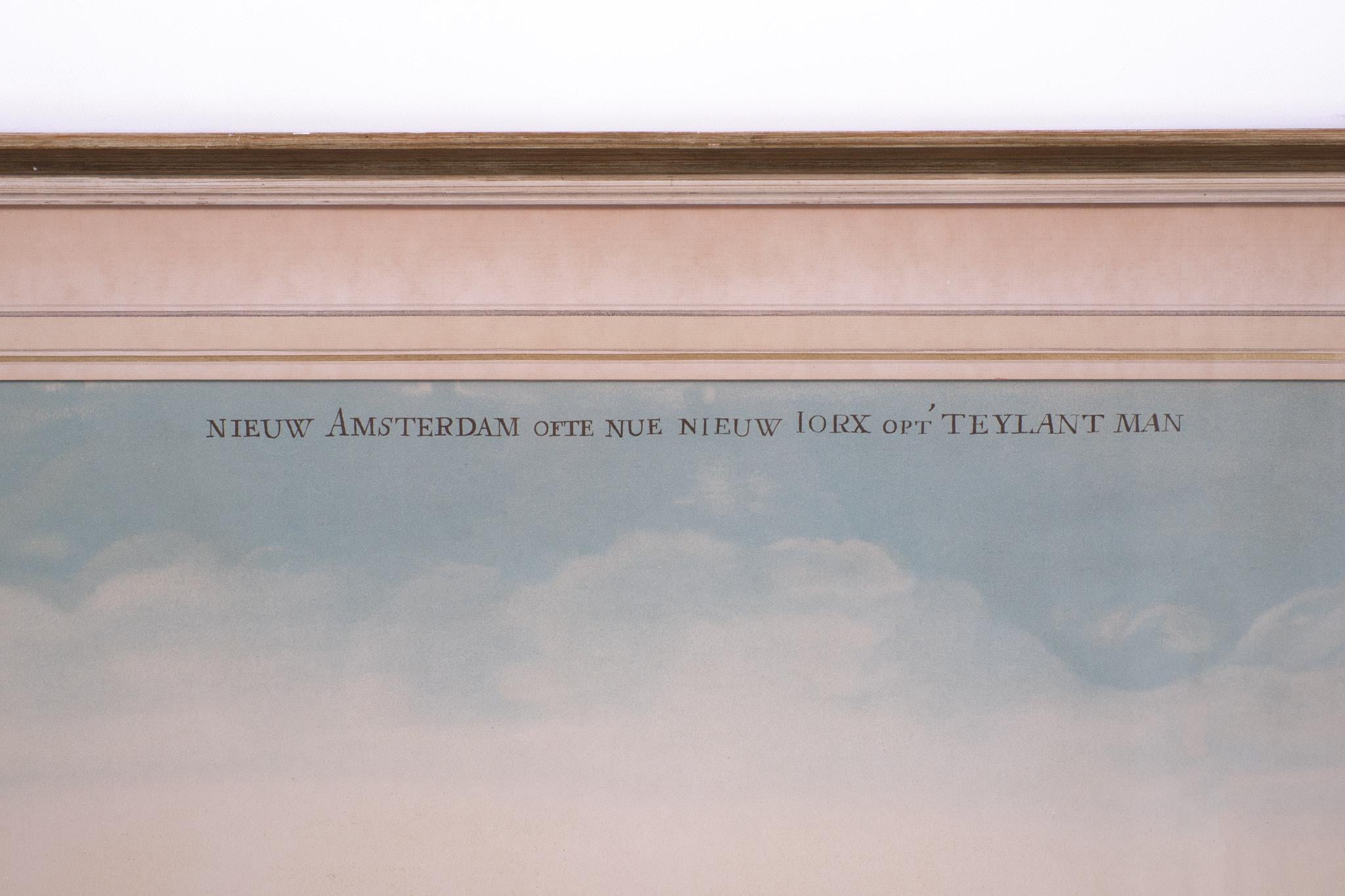 Lithograph View on  Nieuw Amsterdam  J . Vingboons 1660s  In Good Condition For Sale In Den Haag, NL