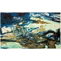 Zao Wou-Ki, Litografia astratta, Zhào Wújí - Arte cinese - 1976