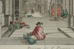 Lithograph, Engraving Colored by Hand, Entitled “Prison de St. Pierre”