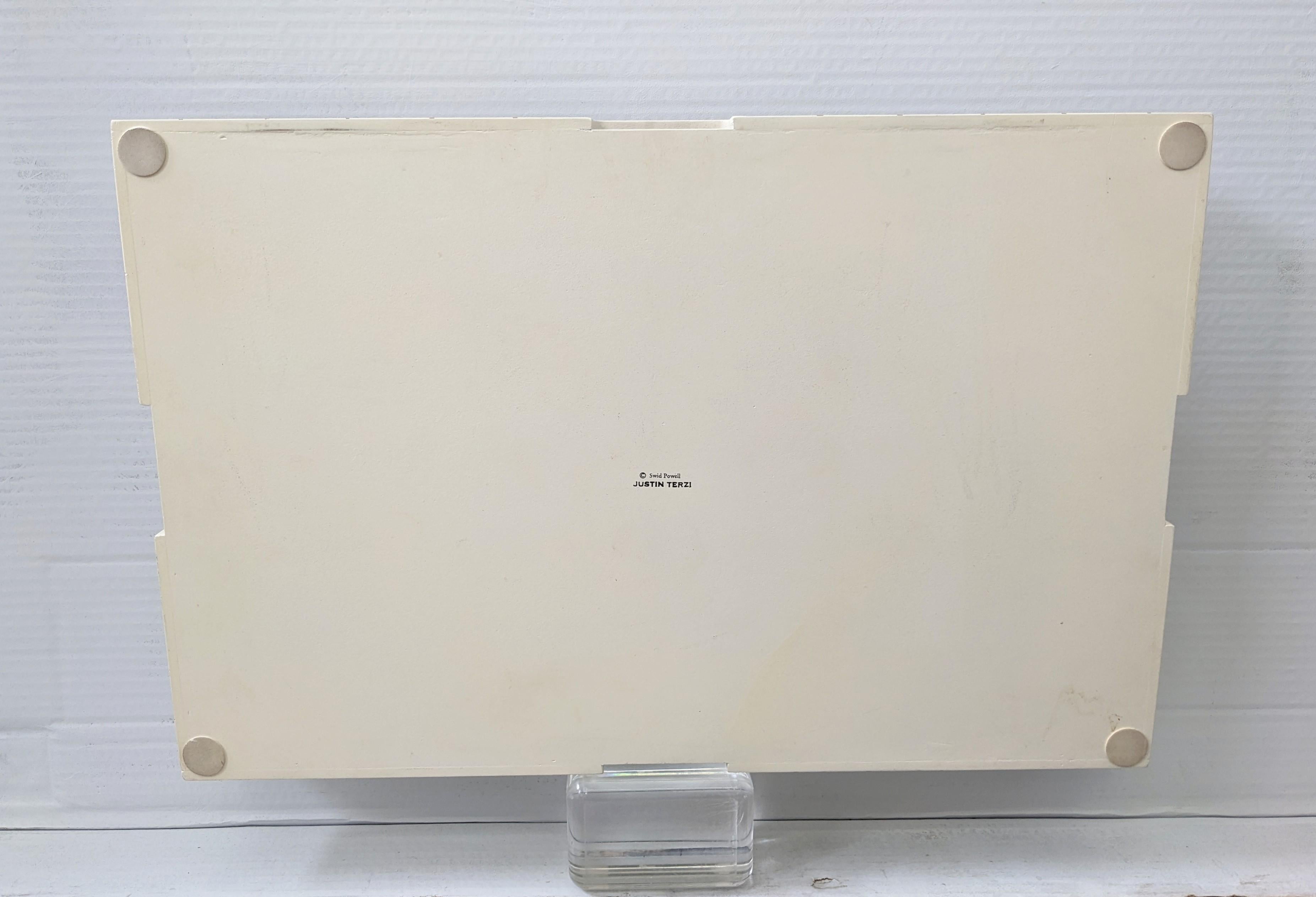 Lithographieertes Palladianisches Gartentablett, Justin Terzi für Swid Powell, Justin Terzi im Angebot 5