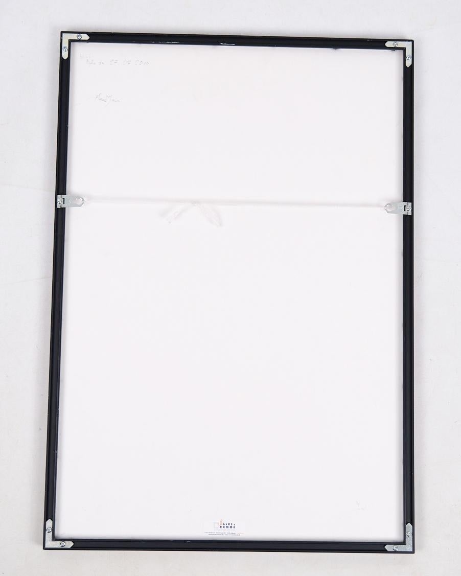 Lithographiedruck in schwarzem Rahmen, signiert von Bjørn Wiinblad im Angebot 1