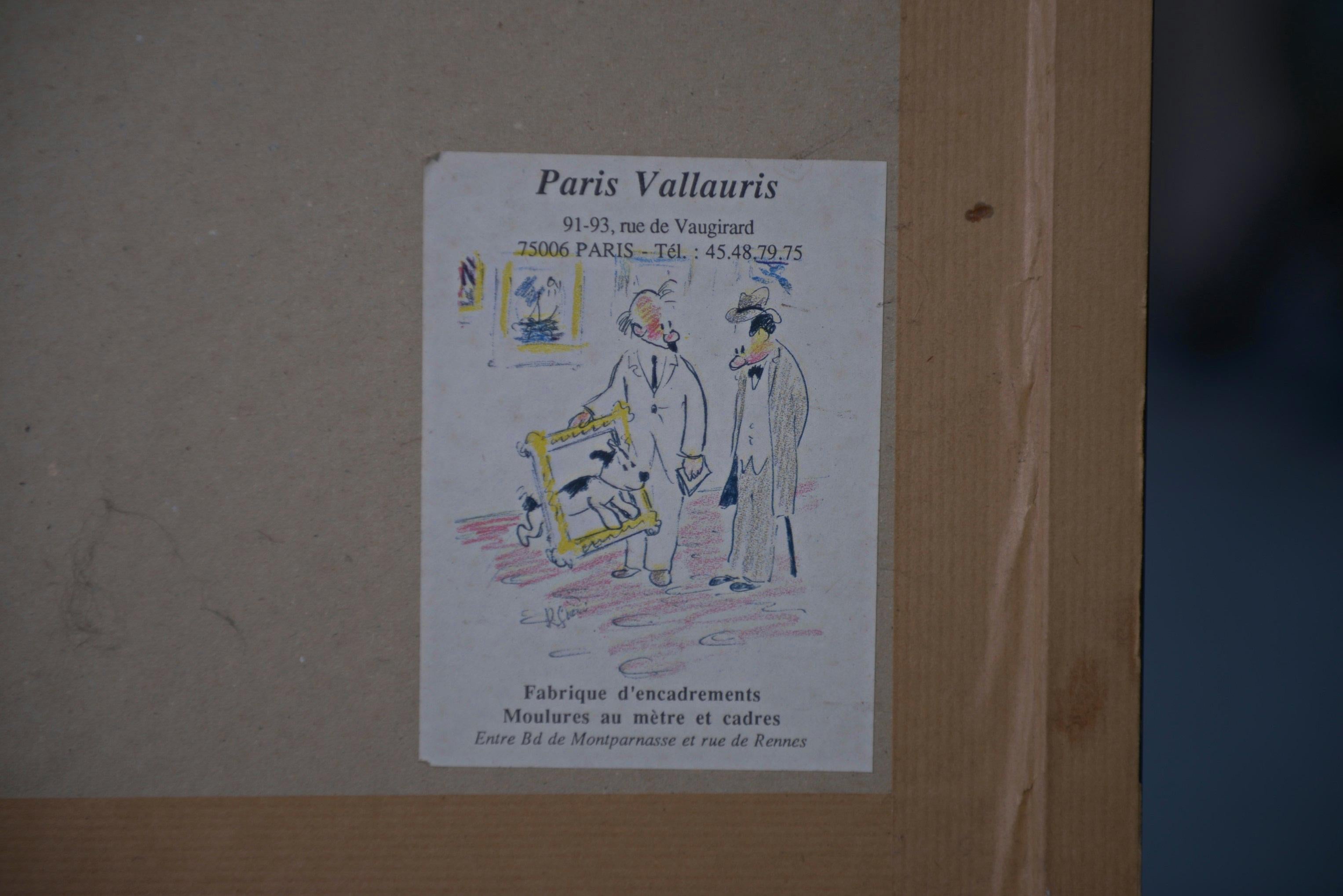 Lithographie art moderne Mendocino numéroté 44/250 signé RIVES XXème For Sale 3
