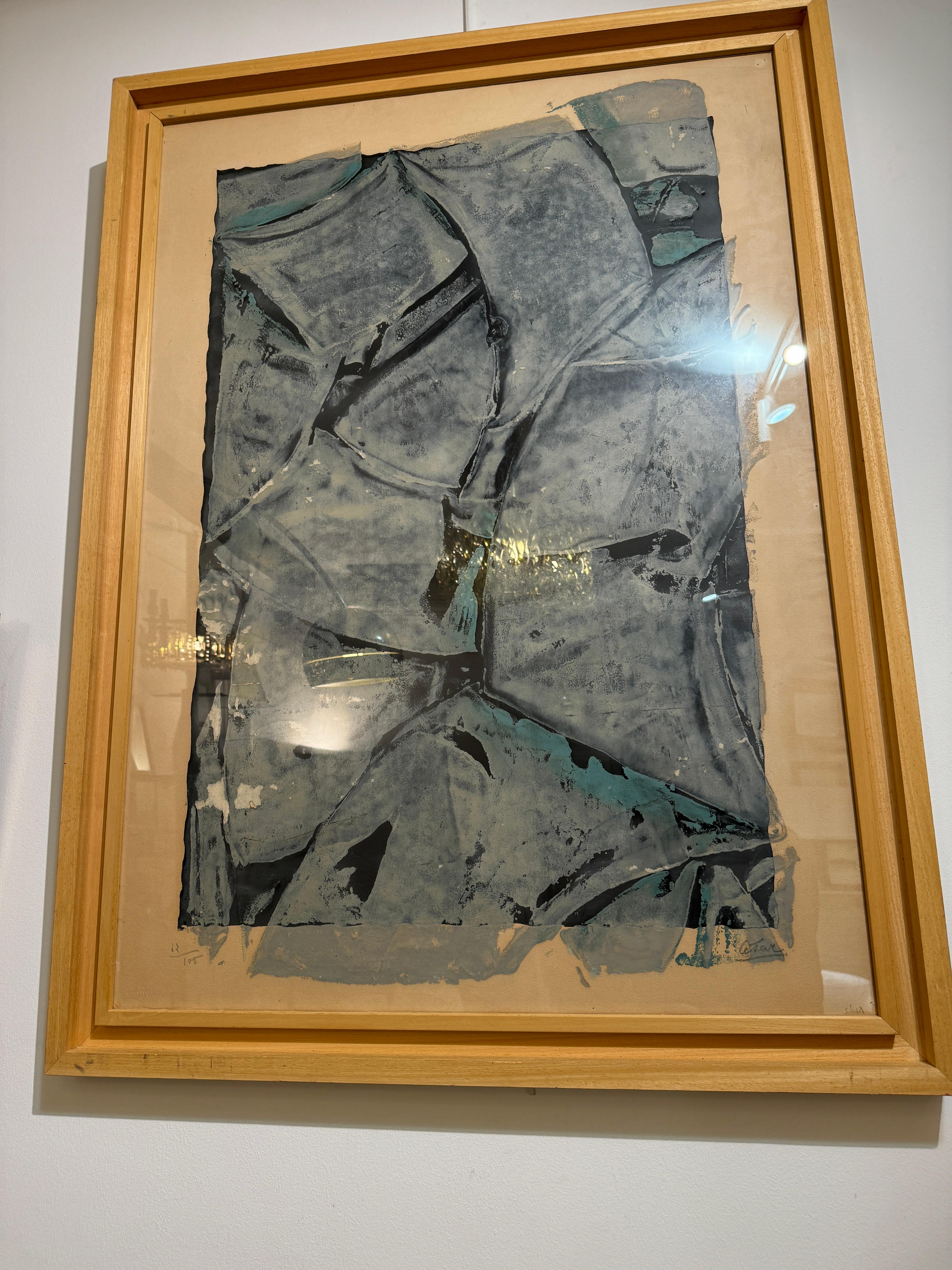 Lithographie “Compression” par César Baldaccini – Œuvre Signée im Angebot 5