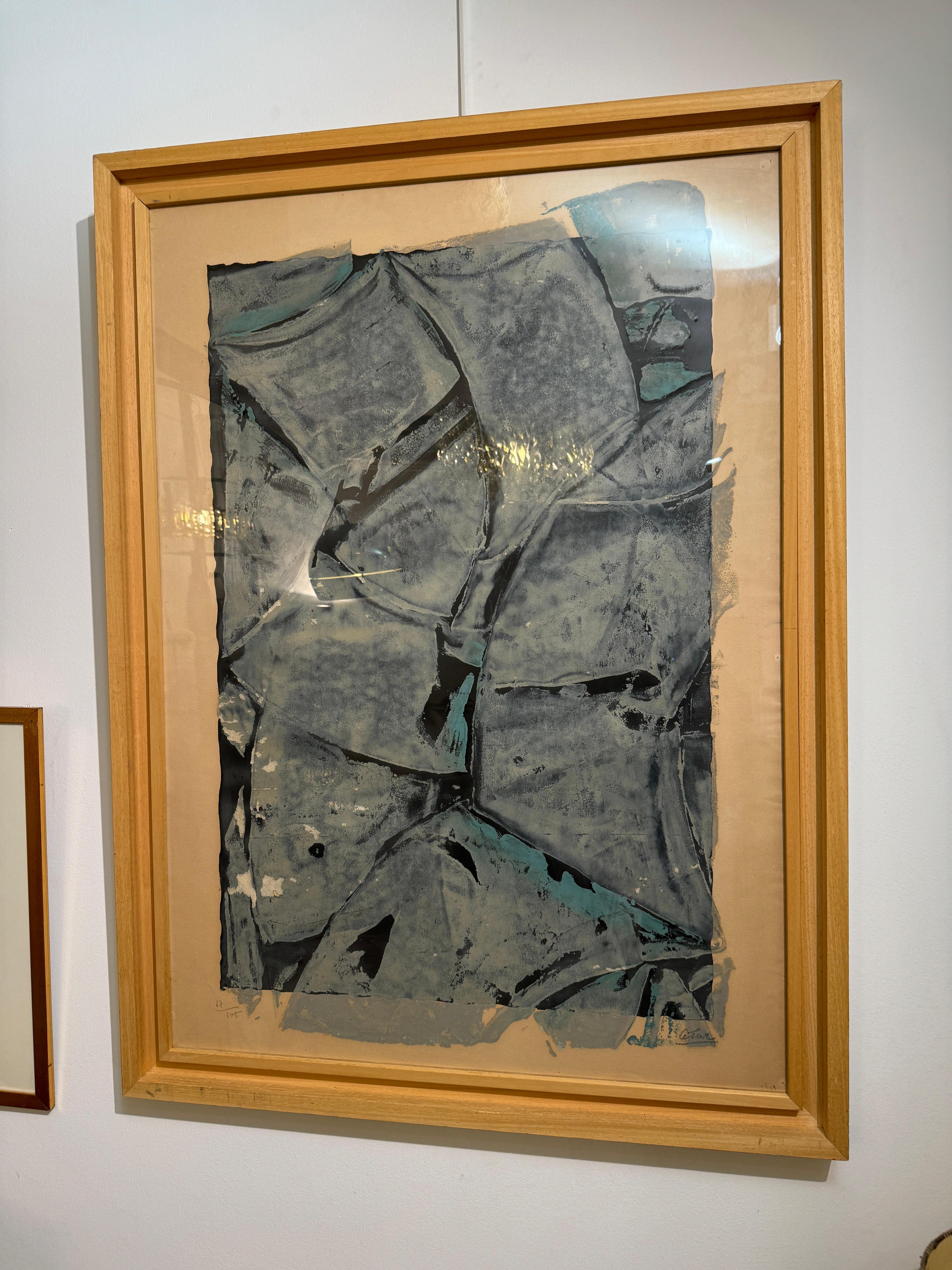 Lithographie “Compression” par César Baldaccini – Œuvre Signée im Zustand „Hervorragend“ im Angebot in Nice, FR