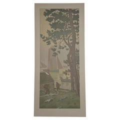Lithographie par Henri Rivière La Féérie des Heures - La Brume